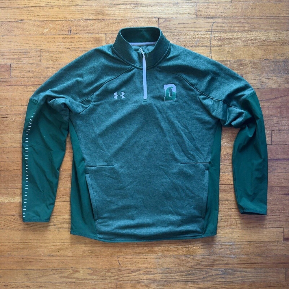 Under Armour Pullover Jacket Half Zip Collegiate Logo‎ Athletic Large